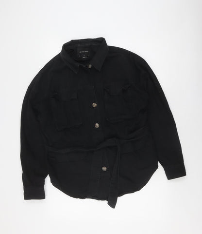 Womens UK Size 10 Brave Soul Black Utility Jacket