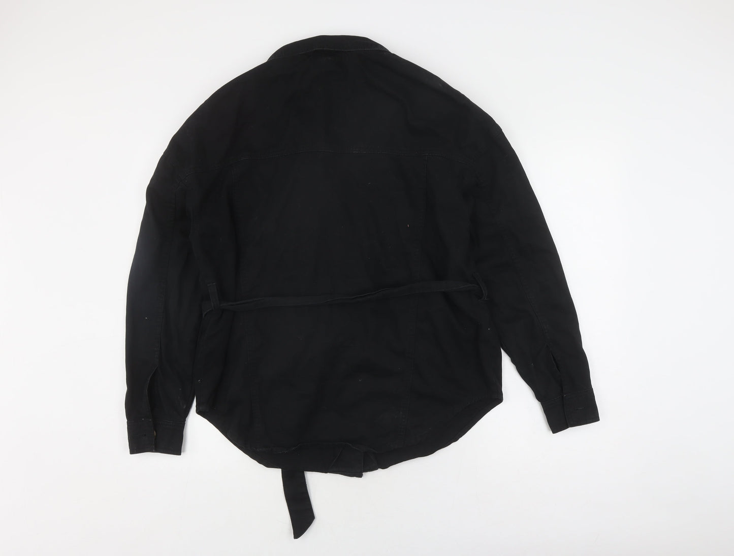 Womens UK Size 10 Brave Soul Black Utility Jacket