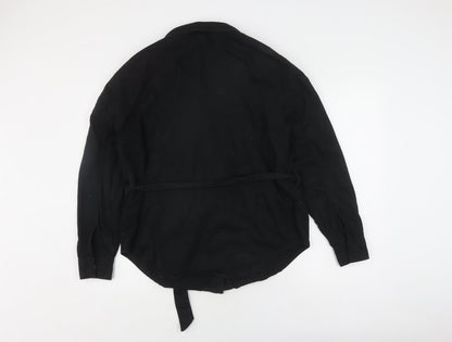 Womens UK Size 10 Brave Soul Black Utility Jacket