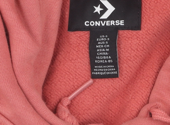 Additional view of Converse unisex pink pullover hoodie s