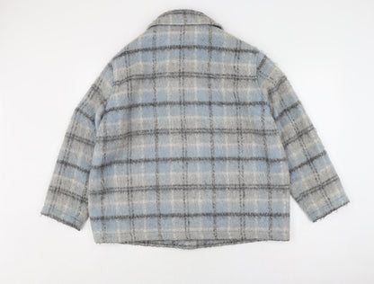 Womens UK Size M Topshop Blue Basic Jacket