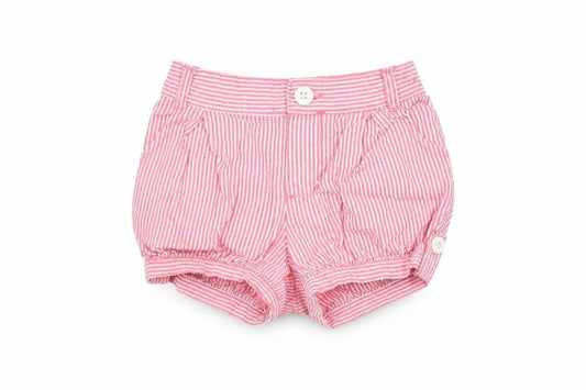 Gap Unisex Baby Pink Striped Shorts 6-12 Months