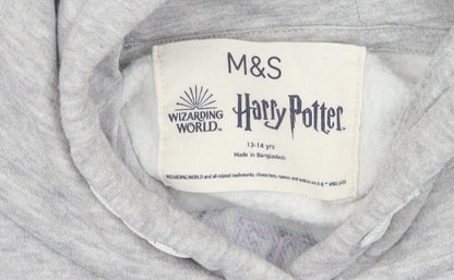Marks and Spencer Girls' Grey Harry Potter Pullover Hoodie