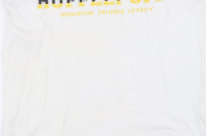 Marks and Spencer Boys Hufflepuff T-Shirt, Yellow, 12-13 Years