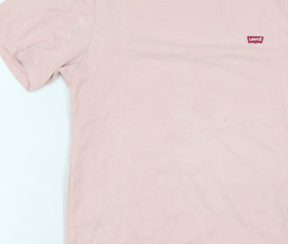Levi's Pink Women's Basic T-Shirt, Size S, Casual Wear