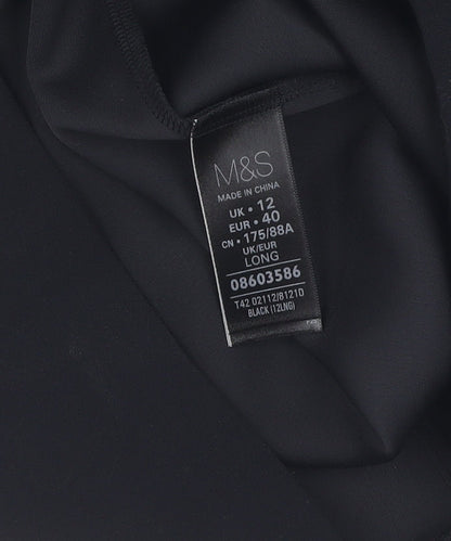 Marks and Spencer Women's Black Size 12 Long Dress