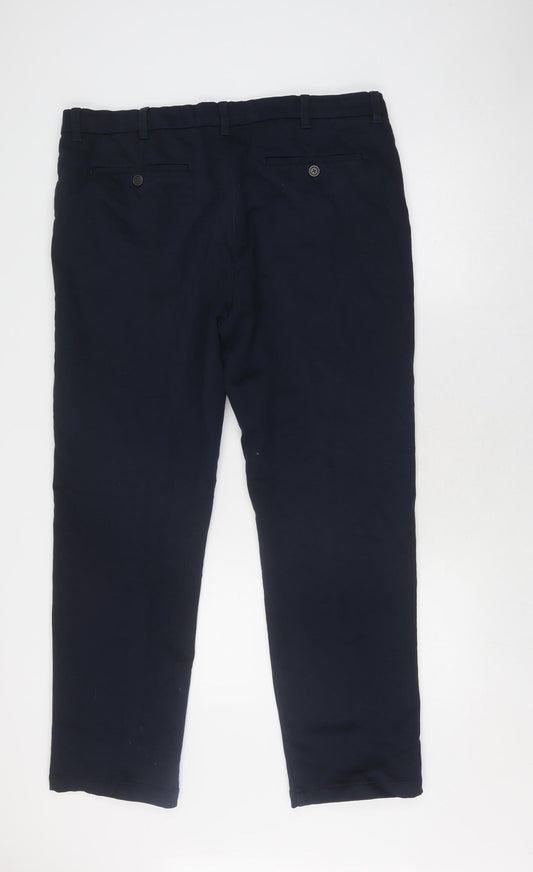 Autograph Men's Blue Dress Pants - Size 38, Regular Fit