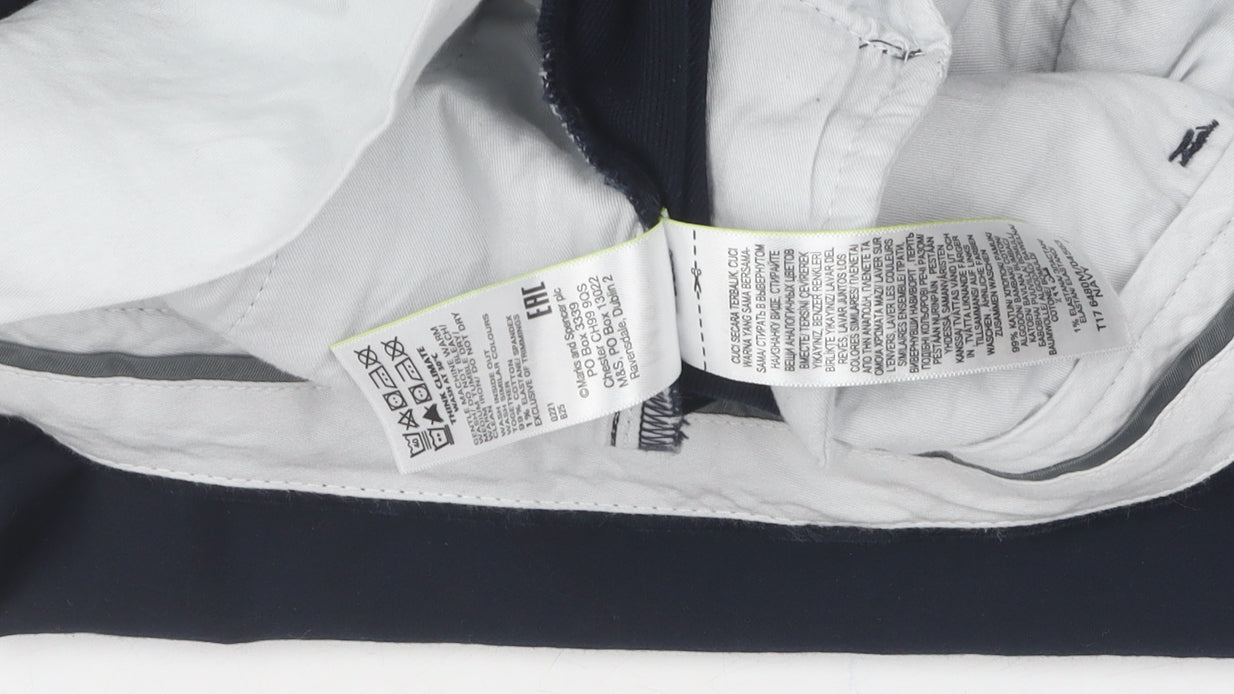 Autograph Men's Blue Dress Pants - Size 38, Regular Fit