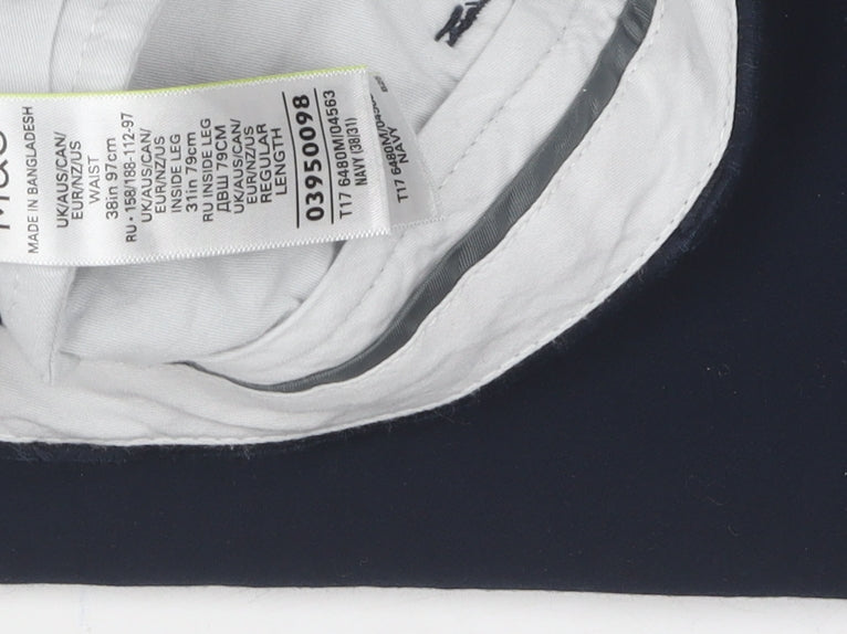 Autograph Men's Blue Dress Pants - Size 38, Regular Fit