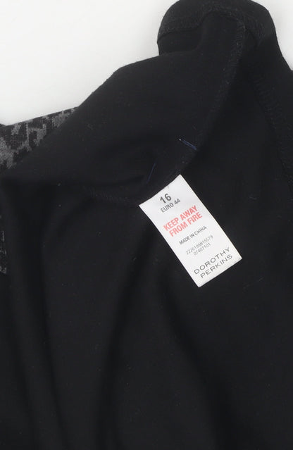 Dorothy Perkins Women's Black Sheath Dress Size 16