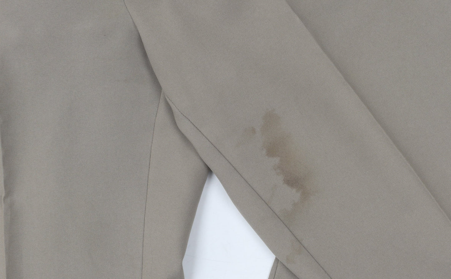 Womens UK Size 32 Marks and Spencer Regular Fit Dress Pants Beige Trousers