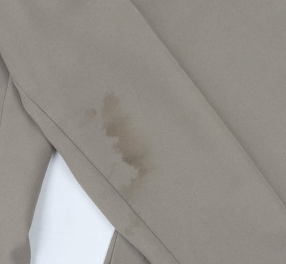 Womens UK Size 32 Marks and Spencer Regular Fit Dress Pants Beige Trousers