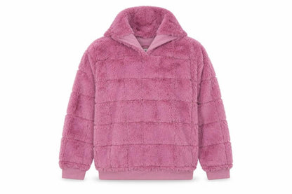 Be You Women's Pink Hooded Pullover Hoodie Size 12/14