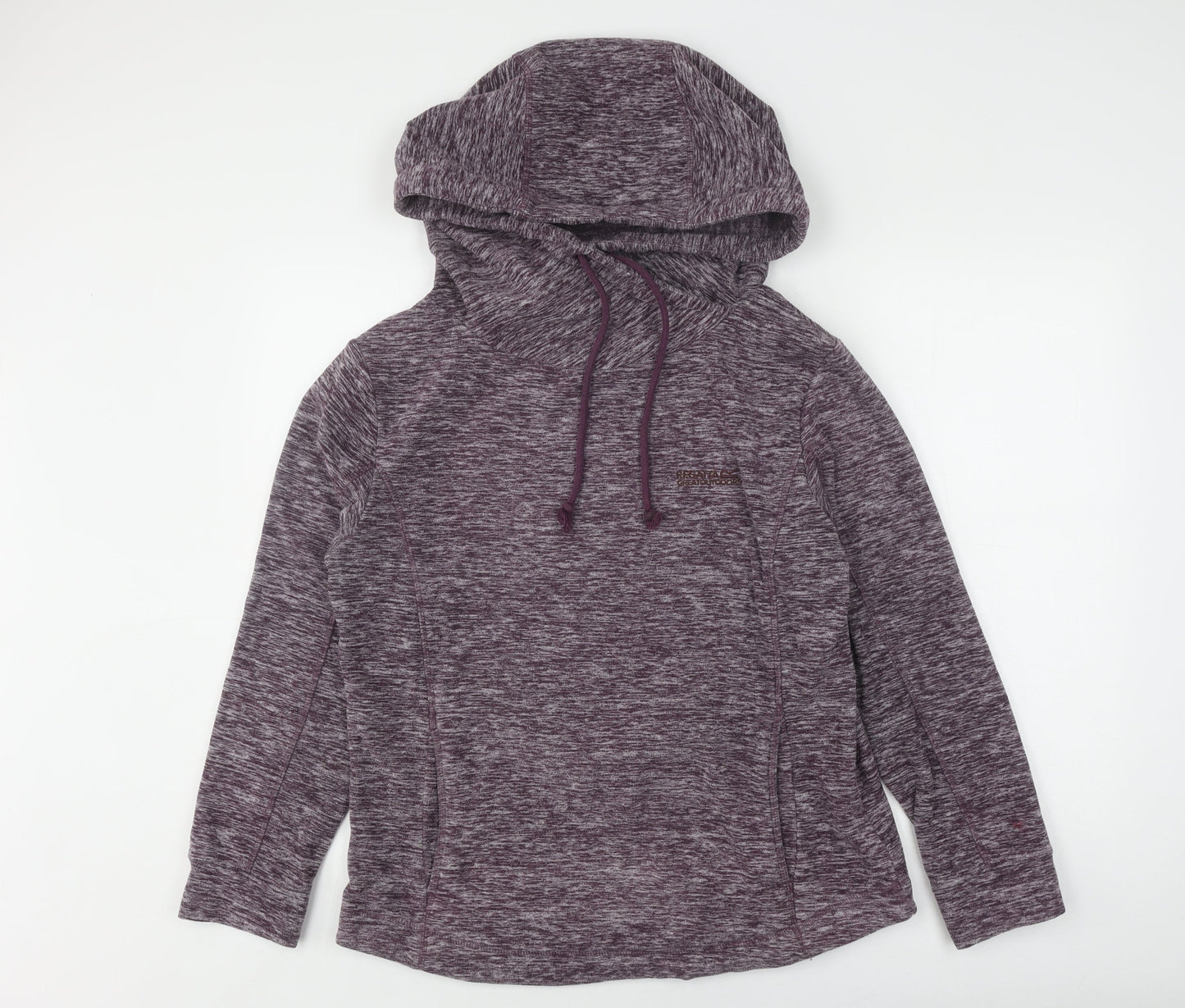 Regatta Women's Purple Fleece Hoodie - Size 14