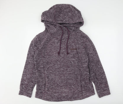 Regatta Women's Purple Fleece Hoodie - Size 14