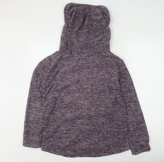 Regatta Women's Purple Fleece Hoodie - Size 14