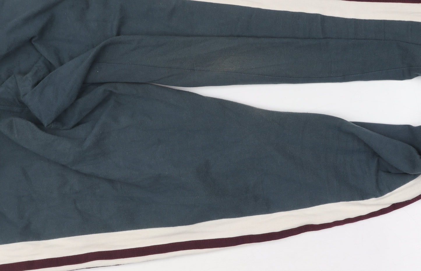 Adidas Women's Blue Track Pants, Size 8, Slim Fit