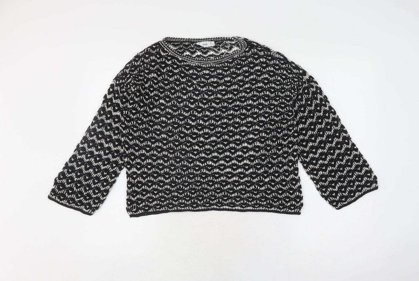 Womens UK Size XS MNG Black Pullover Jumper