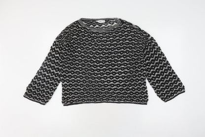 Womens UK Size XS MNG Black Pullover Jumper