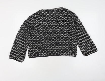 Womens UK Size XS MNG Black Pullover Jumper