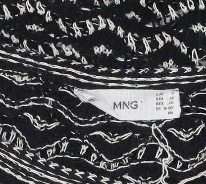 Womens UK Size XS MNG Black Pullover Jumper