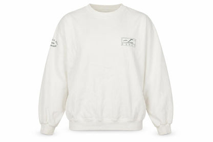 Unisex Adults UK Size XL Super Flag by American Flag White Pullover Sweatshirt
