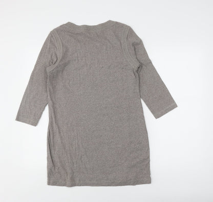 Womens UK Size 12 Marks and Spencer Grey  T-Shirt