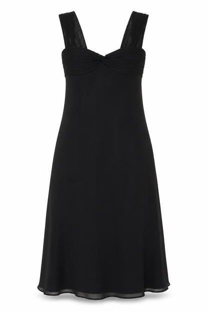 Front view of Wallis Women’s Black Dress, size UK 10, Sleeveless