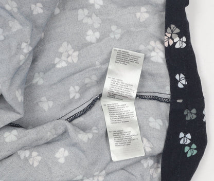 White Stuff Black Floral Shirt Dress Size 10