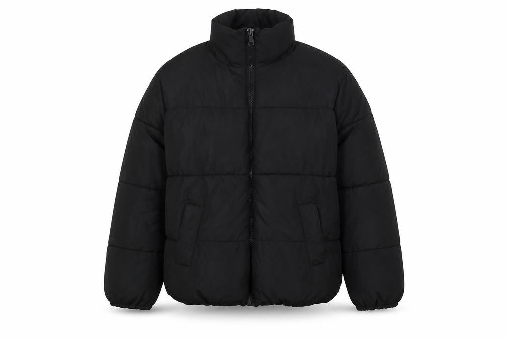 Womens UK Size 4 New Look Black Puffer Jacket