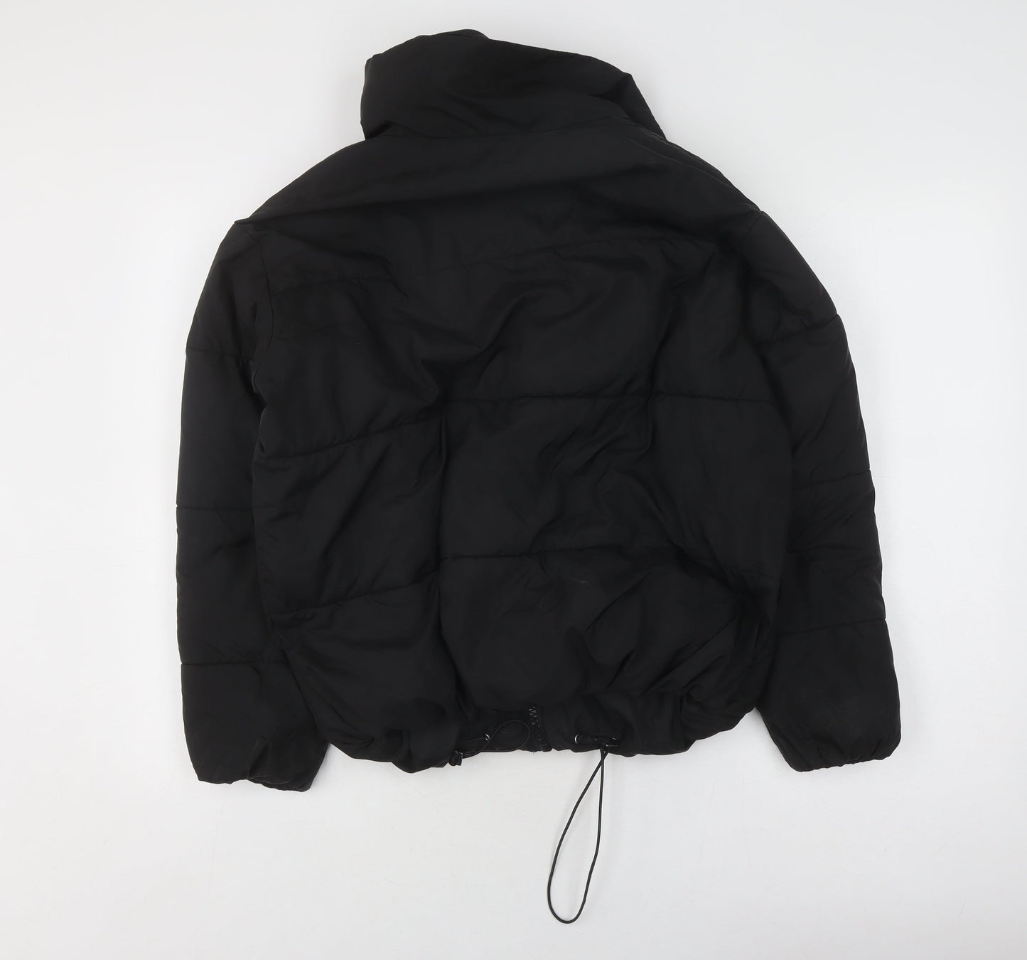 Womens UK Size 4 New Look Black Puffer Jacket