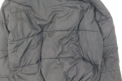 Womens UK Size 4 New Look Black Puffer Jacket