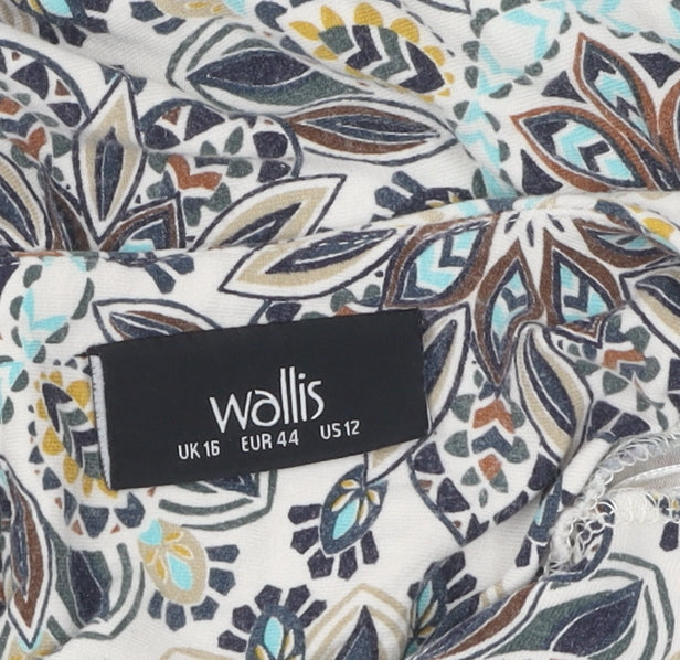 Womens UK Size 16 Wallis Multicoloured  Blouse