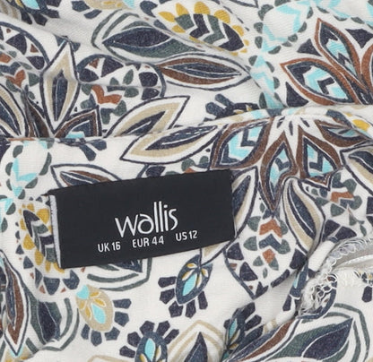 Womens UK Size 16 Wallis Multicoloured  Blouse