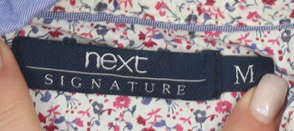 Next Men's Blue Medium Polo Shirt Collared Casual