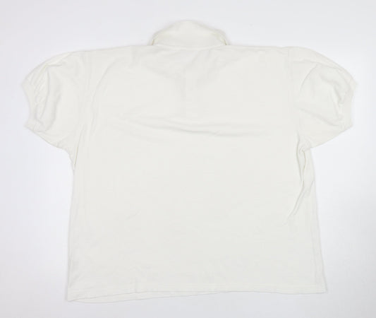 Casual Club Men's White XL Polo Shirt