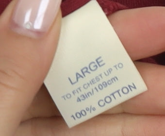 Casual Club Men's Red Cotton Long Sleeve Polo L