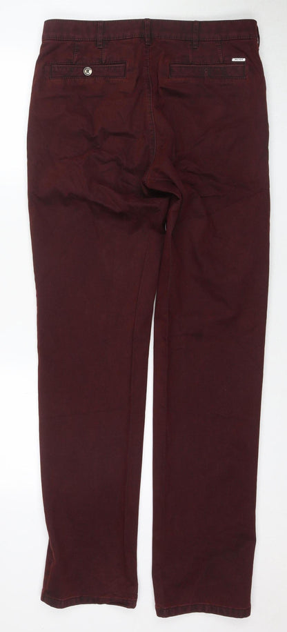 Meyer Men's Red Straight Fit Stretch Jeans 34/34