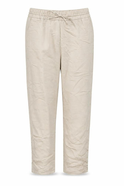 Womens UK Size S H&M Relaxed Fit Capri Beige Trousers