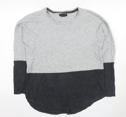 Womens UK Size M Rachel Zoe Grey Pullover Jumper