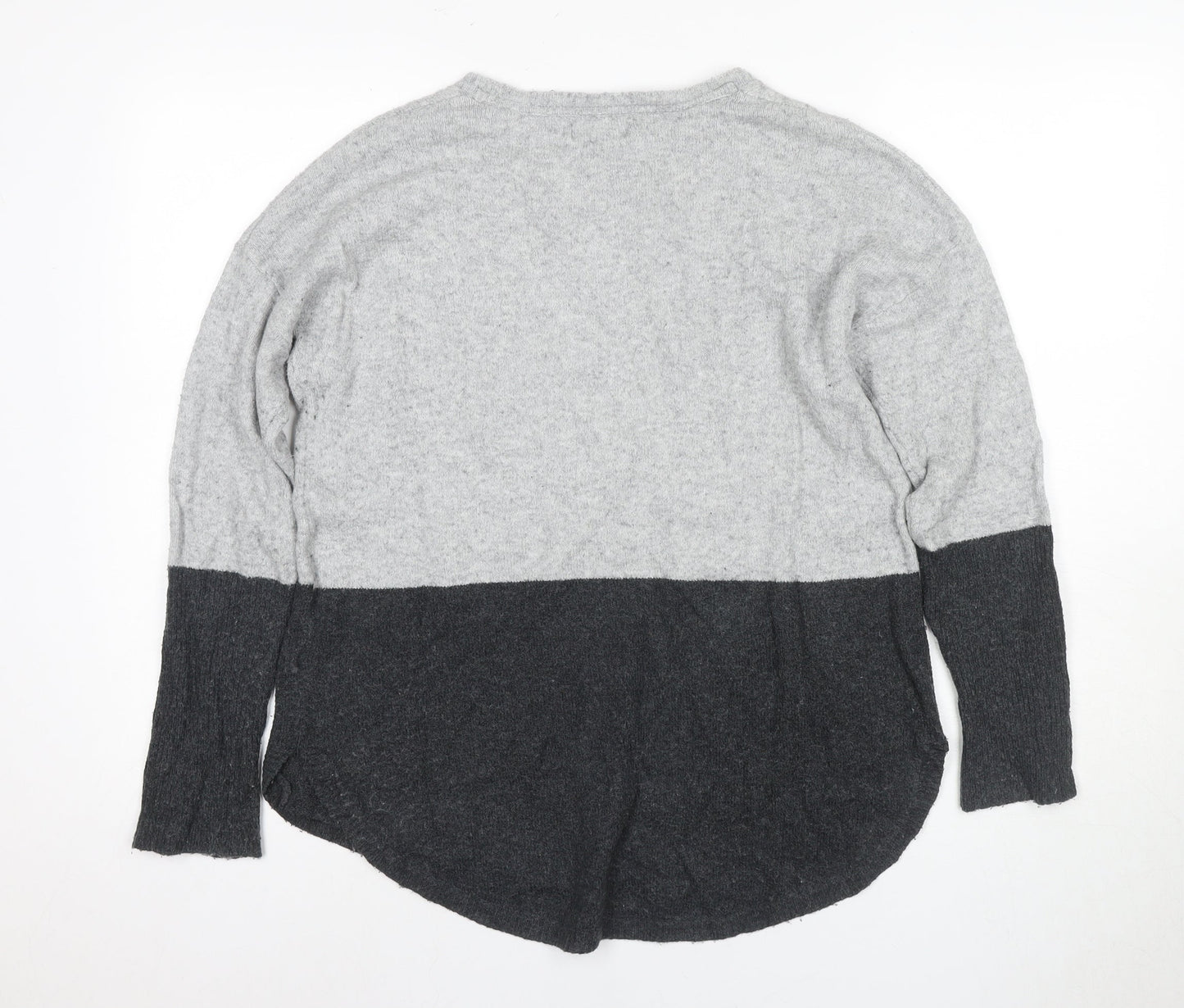 Womens UK Size M Rachel Zoe Grey Pullover Jumper
