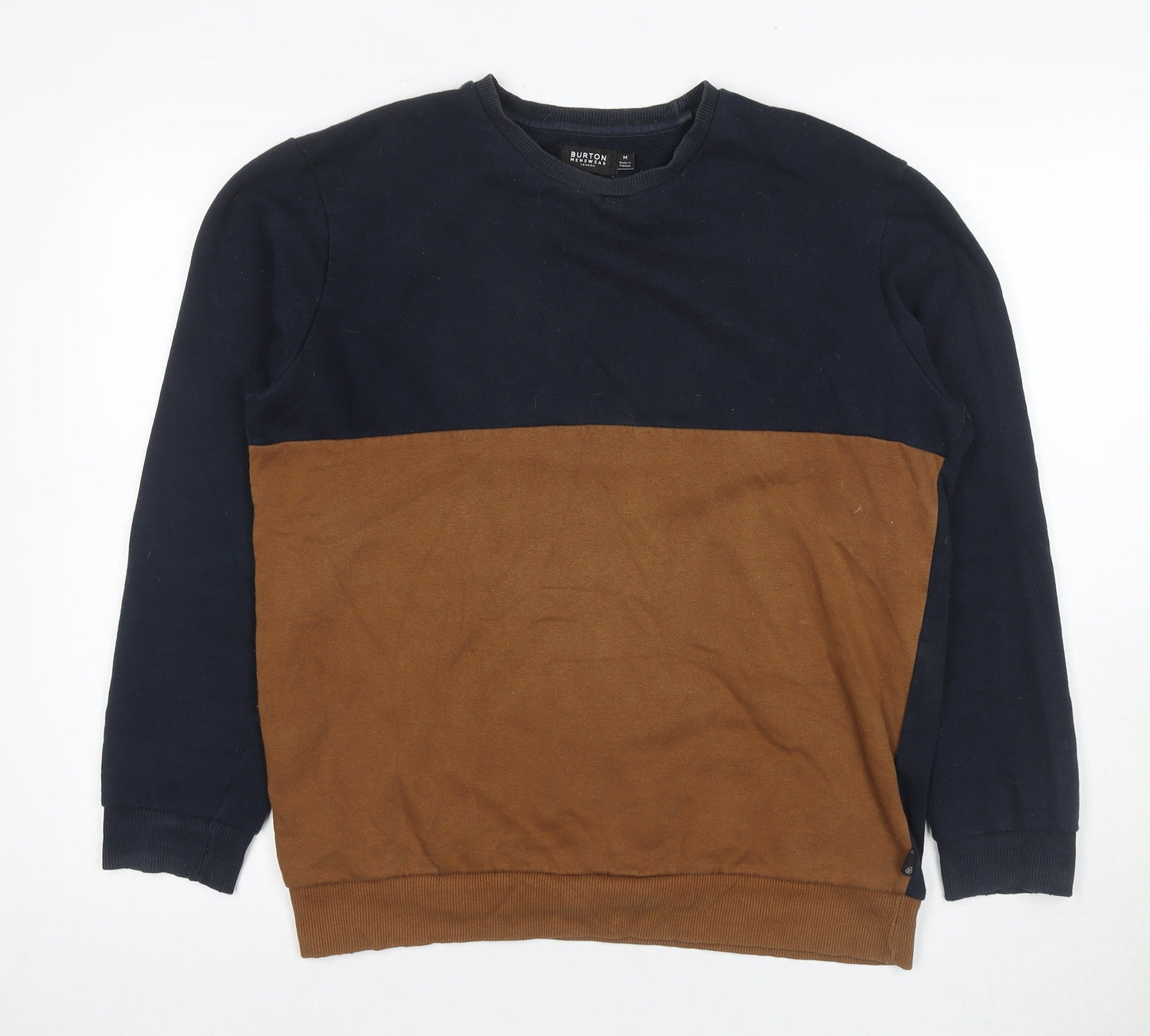 Mens UK Size M Burton Menswear Blue Pullover Sweatshirt