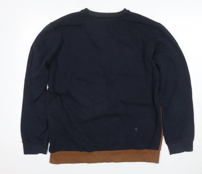 Mens UK Size M Burton Menswear Blue Pullover Sweatshirt