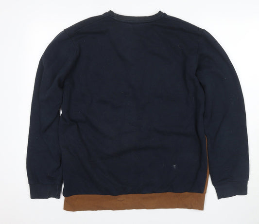 Mens UK Size M Burton Menswear Blue Pullover Sweatshirt
