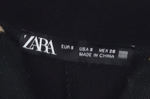 Womens UK Size S Zara   Black Trousers