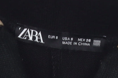 Womens UK Size S Zara   Black Trousers