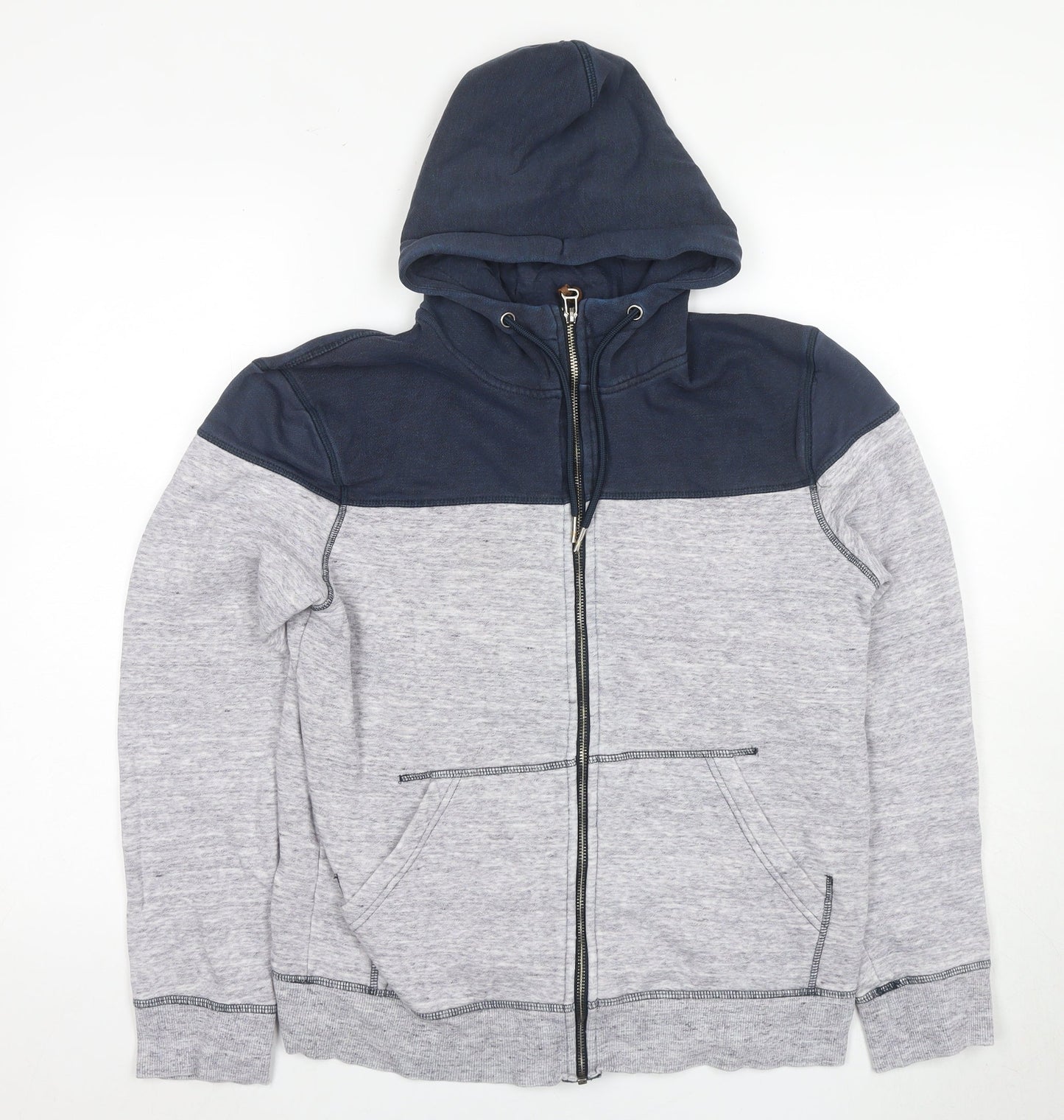 Mens UK Size M JACK & JONES Multicoloured Full Zip Hoodie