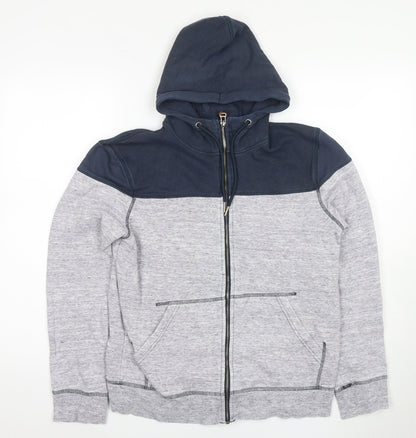 Mens UK Size M JACK & JONES Multicoloured Full Zip Hoodie