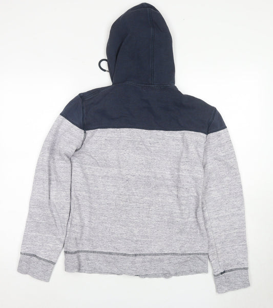Mens UK Size M JACK & JONES Multicoloured Full Zip Hoodie