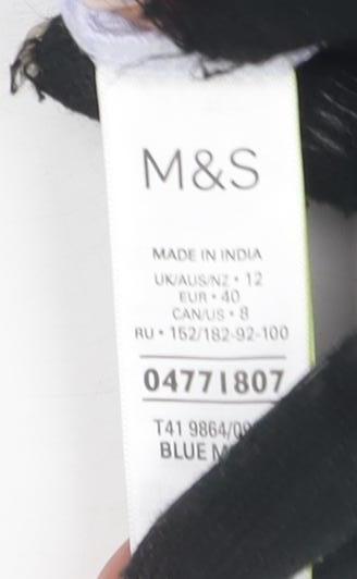 Womens UK Size 12 Marks and Spencer Blue  T-Shirt